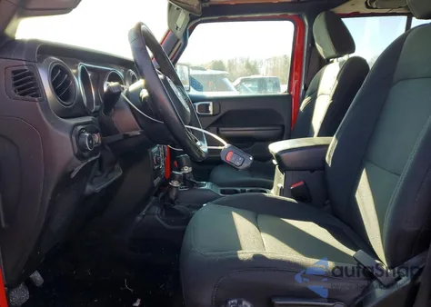 2021 Jeep Wrangler Unlimited Sport из США, поврежденный, VIN 1C4HJXDN7MW805589